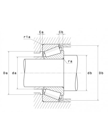 Rulment 38.10x76.20 mm John Deere AZ52170, 4T-28150/28300