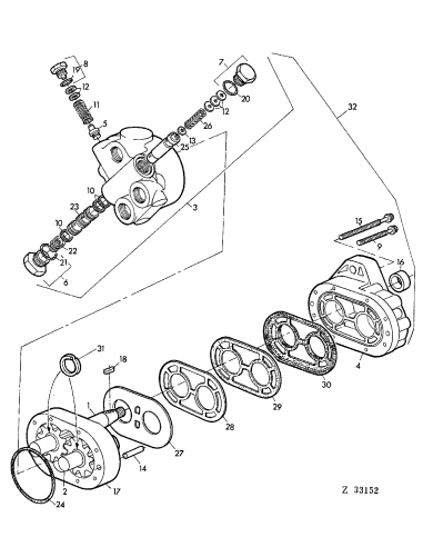 Pompa Hidraulica John Deere AZ19692, AZ53802, AZ49541, AZ17502, AH62124, 1598626790