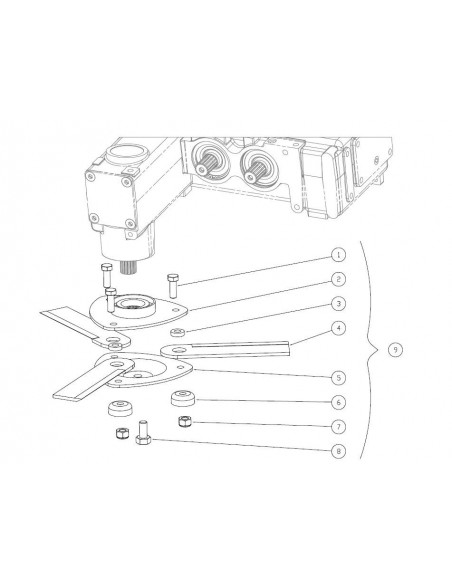 Knife 240.5x60x6 mm Capello 03.2021.01, 03202101