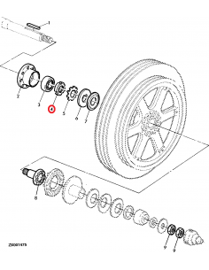 Nut John Deere Z57707 2