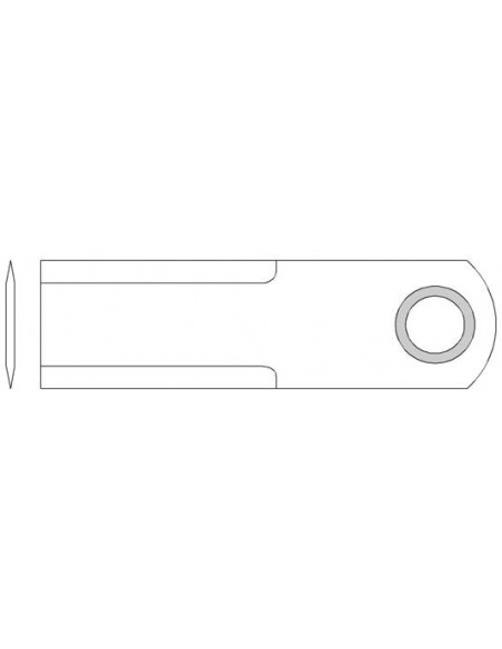 Cutit Tocator 173x50x4 mm Claas 736 872.0, 000736872, 000754116, 07368720, 736.872.0, 736872, 7368720, 754116