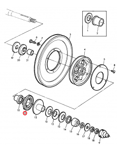 Cuplaj Intermediar John Deere Z10847 2