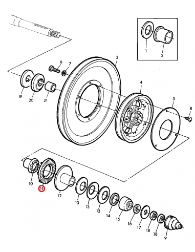 Cuplaj Intermediar John Deere Z10847