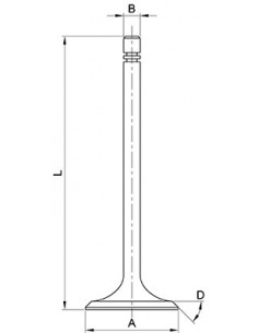 Supapa Admisie  John Deere RE531221,  R518806 2