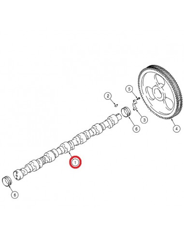 Camshaft Assy Cummins 3966430, 3966431