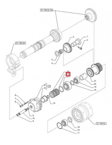Sealing Ring 55.6x60x2.42 mm 5175988, 5182062, 5187219
