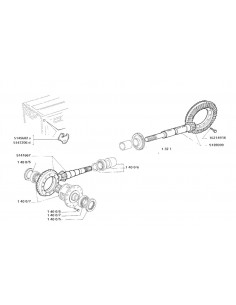 Crown Wheel & Pinion Z10/34 FIAT- CNH 5141667