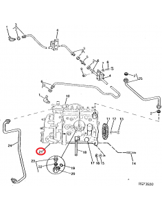 Pump, Fuel Injection John Deere RE47398, RE47399,  0402076746, PES6P120A720RS3203 2