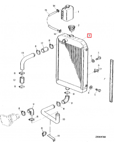 Radiator Racire Motor John Deere AZ46204 2