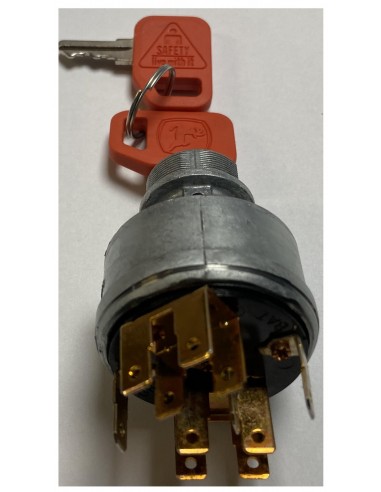 Ignition Switch With Key John Deere AH202513, AH108816, AT195302