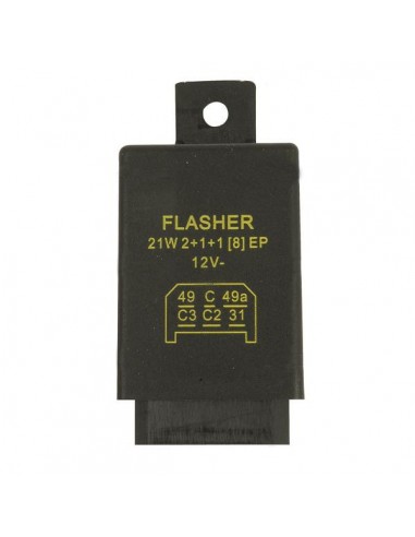 Indicator Flasher Unit 12V, 21W 2+2+1 [8] EP