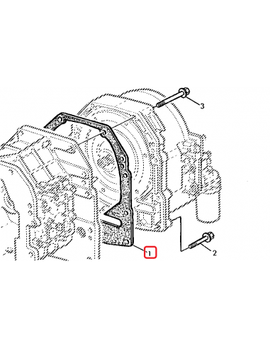 Gasket, Clutch Housing John Deere L76670