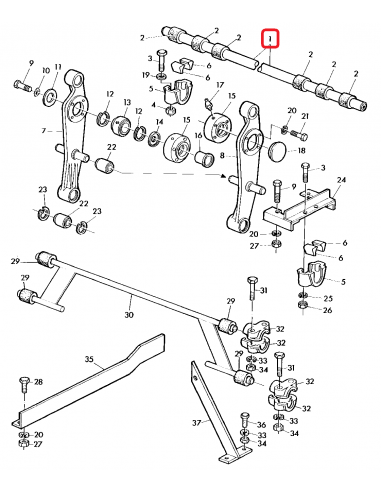 Ax Casa Site 25x1657 mm John Deere AZ30679