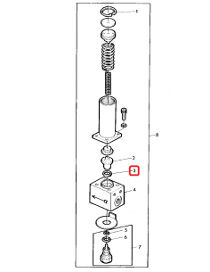 Sealing Washer John Deere AL58676, L35916 2