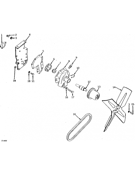 Pompa Apa John Deere AT11918,  AT11918-R, R12712, RT12712