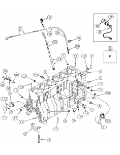 Set Motor Case IH Magnum & MX A77913, A78017, 87772917. Cummins 6T830, 6TA830 2