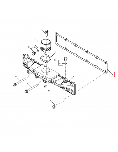 Garnitura Admisie John Deere R515030