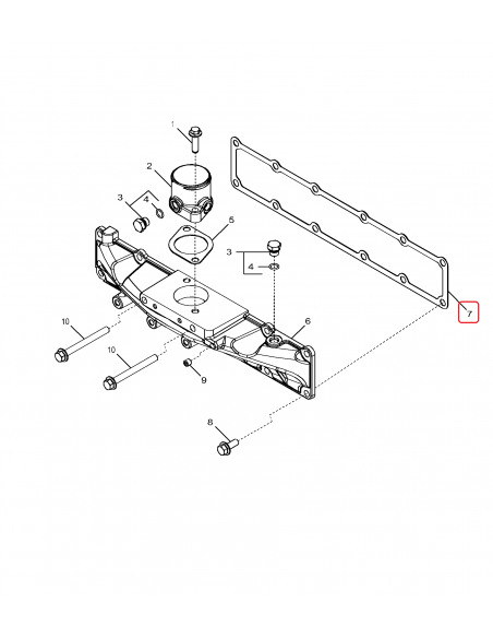 Garnitura Admisie John Deere R515030