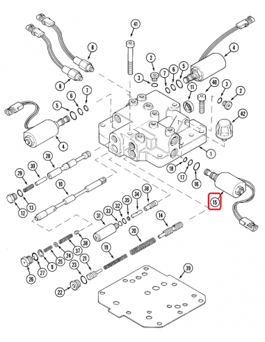 Electrovalva Cuplare 4x4 Case 1971474C3, 1971474C1, 1971474C2, 117547A1, 117547A2, 117547A3, 1346372C1, 1346372C2, 1976896C2, 19