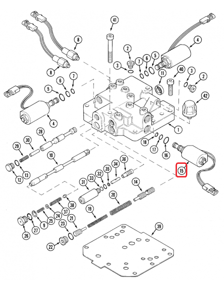 Electrovalva Cuplare 4x4 Case 1971474C3, 1971474C1, 1971474C2, 117547A1, 117547A2, 117547A3, 1346372C1, 1346372C2, 1976896C2