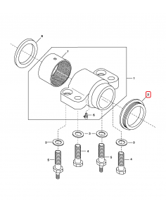Seal W/MFWD John Deere R116353 2