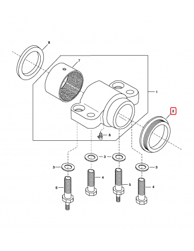 Seal W/MFWD John Deere R116353