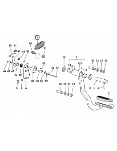 Arc Pedala Ambreiaj Same 2.4049.242.2, 240492422, 2.4049.236.2, 240492362 2