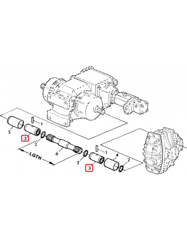 John Deere Z62563, Z71080,