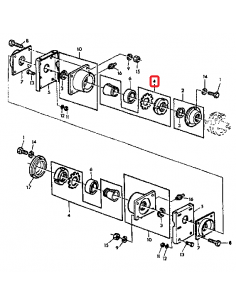Sleeve 45x70x35 mm John Deere AZ40236 2