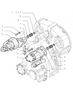 Hydraulic Pump Fiat-Hitachi 76596102, 76044270, B5800-34501, B580034501, KFP5190CYSPNF