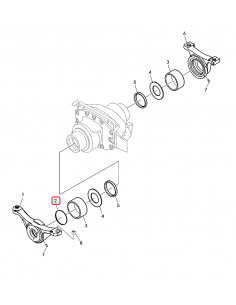 O-Ring John Deere R271460, R271460A, VKH3946, 001.05.3333, 001053333 2