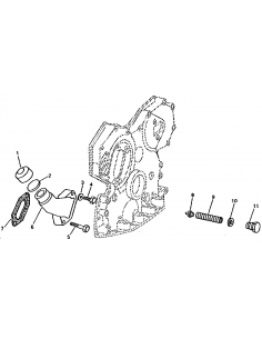 Buson Umplere Ulei 1-1/2"-12UNF John Deere R90788, T20294 2