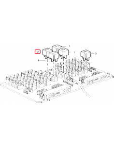 Relay John Deere AZ41825, V23134-M52-C642, 12V, ++1547 2