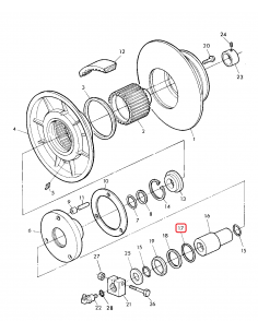 O-Ring, Variable Cylinder Sheaves John Deere Z44828 2