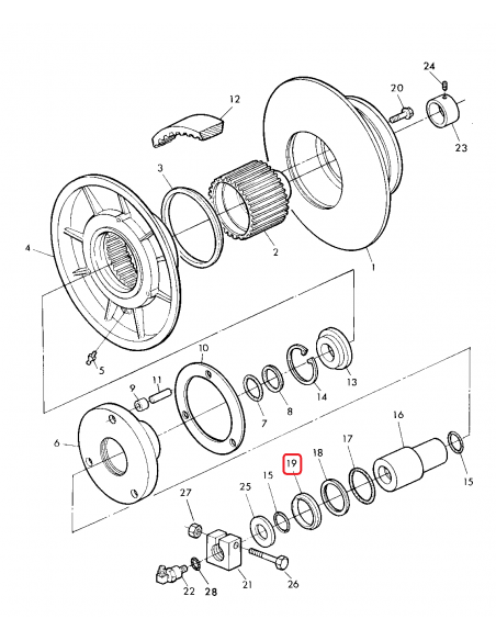 Simering Razuitor Praf, Variator Toba 80x88x4 mm John Deere Z42031