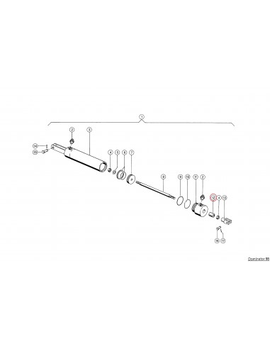 Piston Seal QFN 10X17 VG02 -  10X17,2X14,7/20,2MM Claas 0002153130, 00 0215 313 0, 215313, 000215313, 215313.0