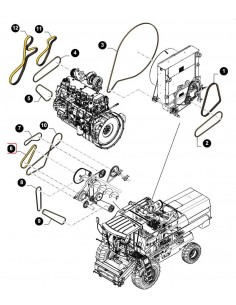 Curea Toba 51x2100 mm New Holland 336784, 80336784, 80366784, 85004727 2