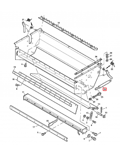 Cilindru cu Gaz 350 mm 1250N John Deere AZ101723, AZ46931, 9627WV
