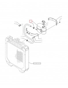 Vas de Expansiune, Rezervor, Radiator Case IH 47694984, 5097071 2