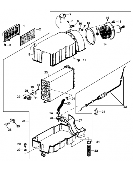 Motor Ventilator Cabina, Aer Conditionat John Deere RE62653, RE57571, RE67645