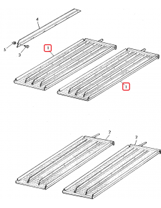 Sita Superioara 800x1495 mm John Deere AZ43469, AZ49147