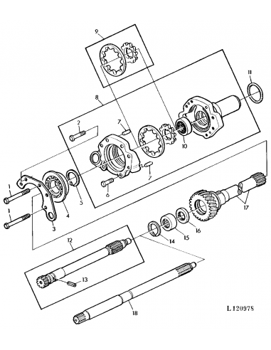 Transmission Oil Pump John Deere AL120106, AL28923, AL30154, AL39355, AL41639, AL64139, AL69761