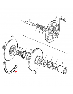 Curea Tractiune 3285 mm La John Deere Z34121, Z31121, P40058, CQ02867, CQ2867, XCQ02867, XCQ2867 2