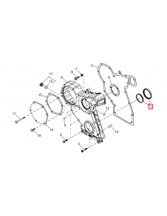 Simering 55x85x16 mm John Deere AR49025 2